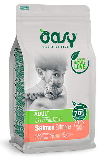 OASY Pienso para Gatos Esterilizados 1,5 kg Salmón